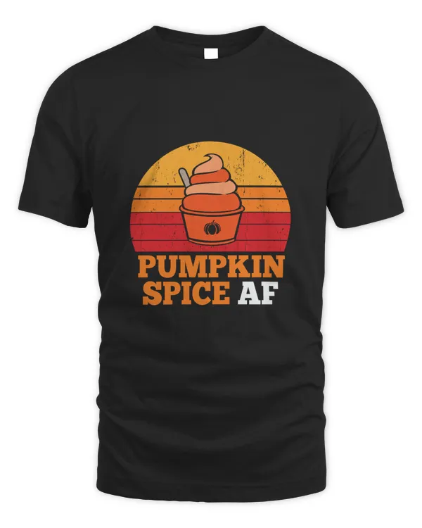 Pumpkin Spice Af Funny Halloween Vintage