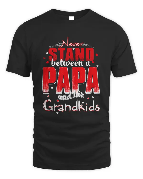 never stand between a papa and his grandkids
