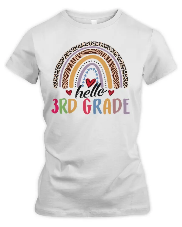 hello 3rd grade Leopard rainbow