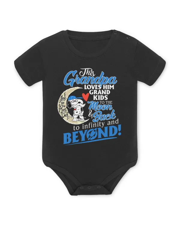 The Grandpa loves Him Grandkids to The Moon and Back, T-shirt, Hoodie