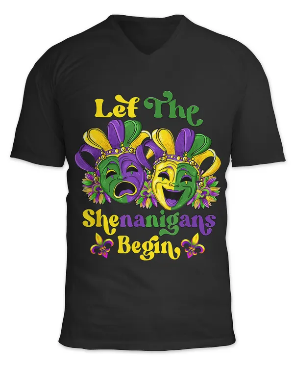 Let The Shenanigans Begin Funny Masquerade Mardi Gras