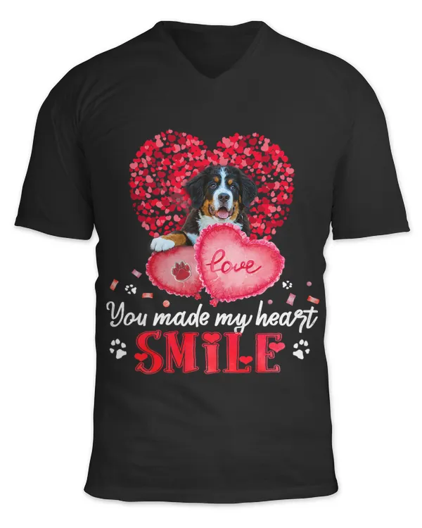 You Make My Heart Smile Bernese Mountain With Heart