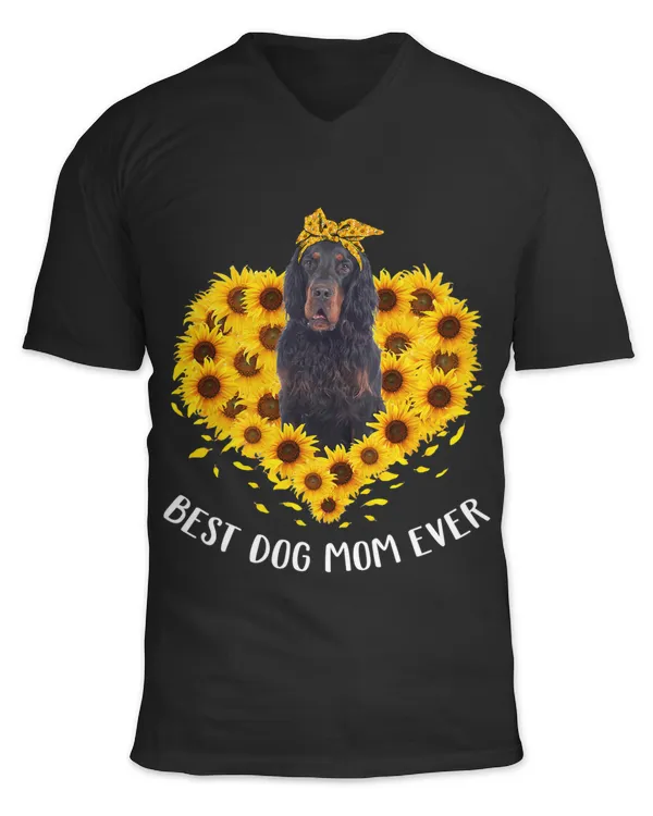 Gordon Setter Mom Sunflower Dog Mom Women