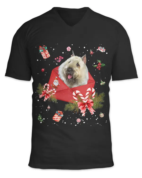 Bouvier Des Flandres In Christmas Card Ornament Pajama Xmas410
