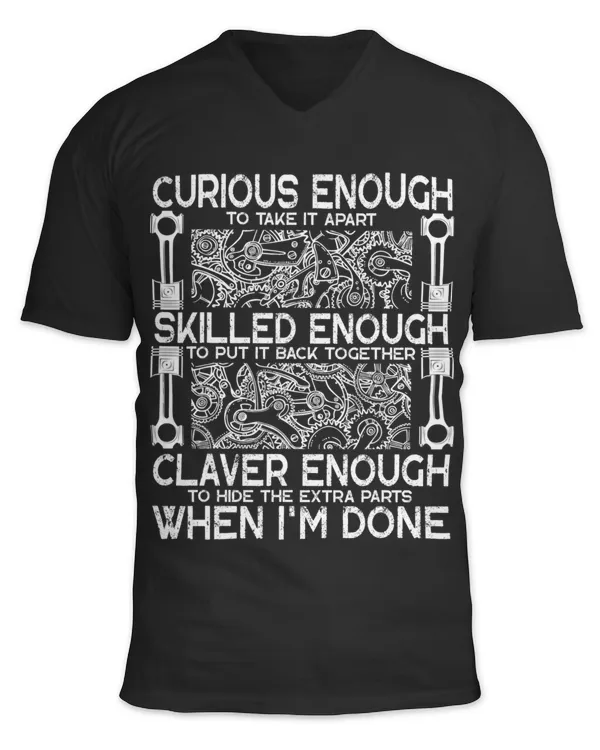 Curious Enough Car Auto Truck Mechanic Skilled and Clever