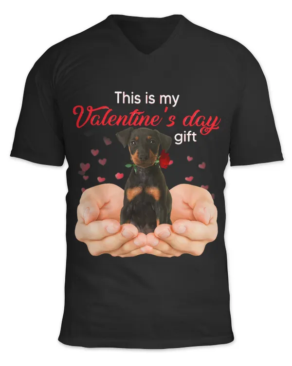 Cute Manchester Terrier This Is My Valentines Day Pajama