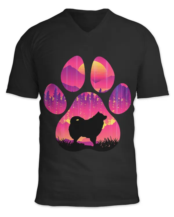 American Eskimo Paw Mom Dad Dog Lover Women Men 292