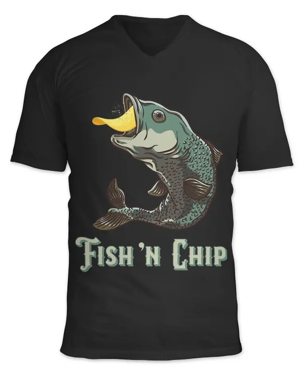 Fish n Chip Pikefish Eating a Potato Chip Funny