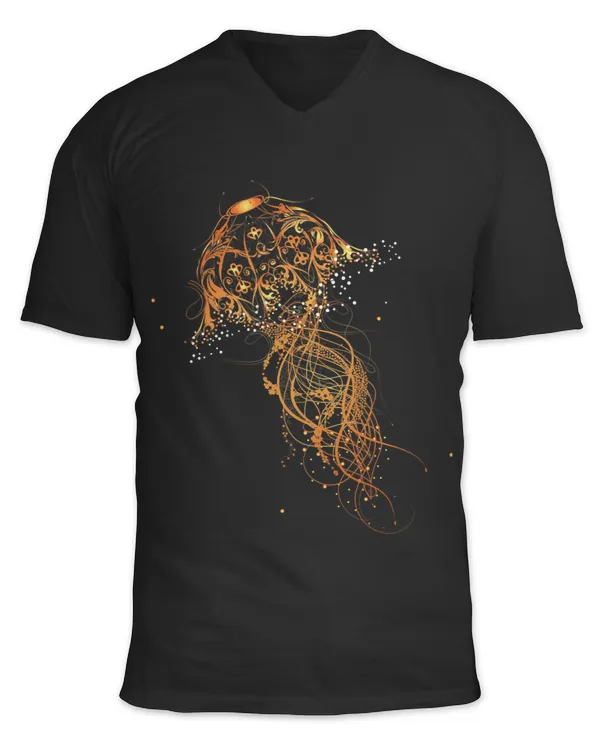 An artfully decorated jellyfish