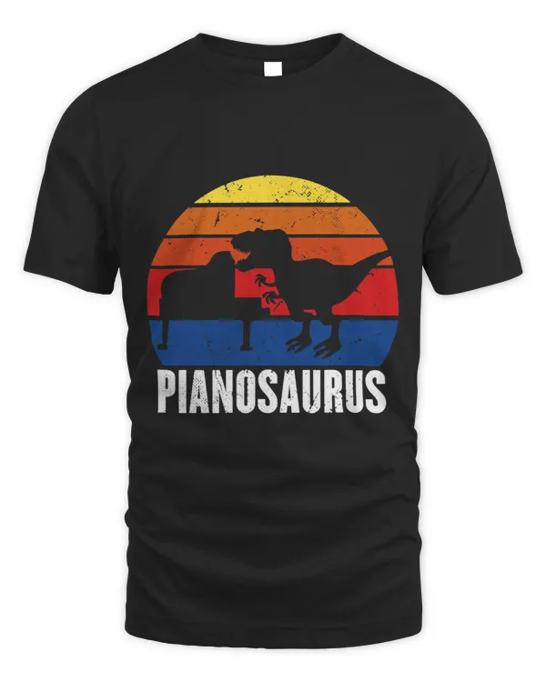 Pianosaurus Dino Playing Piano Grand Concert Instrument