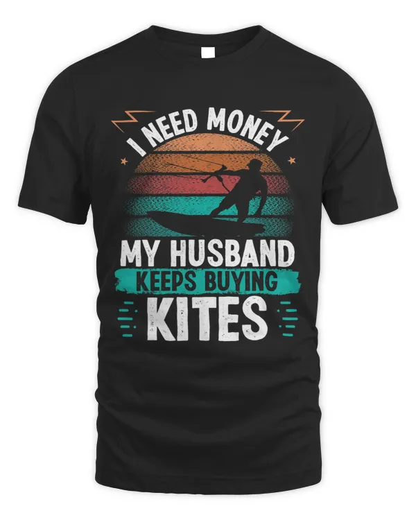 Kiteboarding Vintage Husband buying Kites Kitesurfing