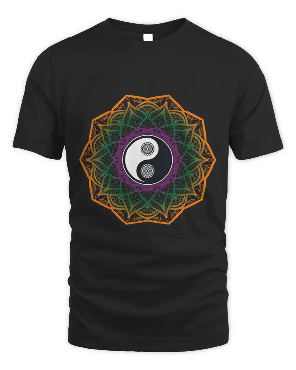 Mandala Yin And Yang Sanskrit Chinese Asian Harmony
