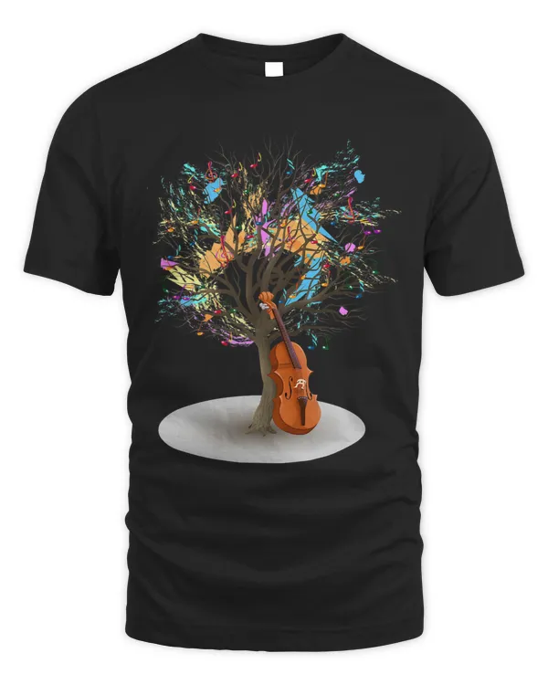 Violon Tree Funny Jazz tee Music
