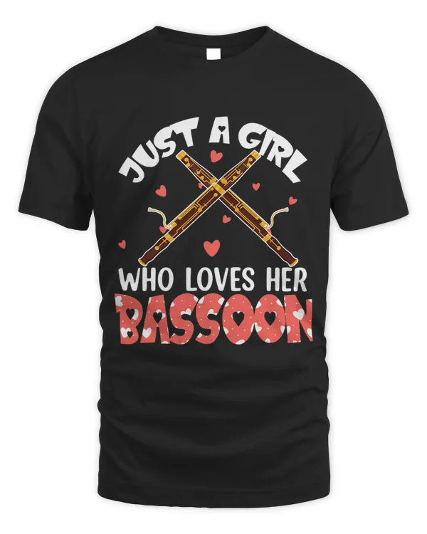 Just A Girl Who Loves Her Bassoon Instrument Valentine
