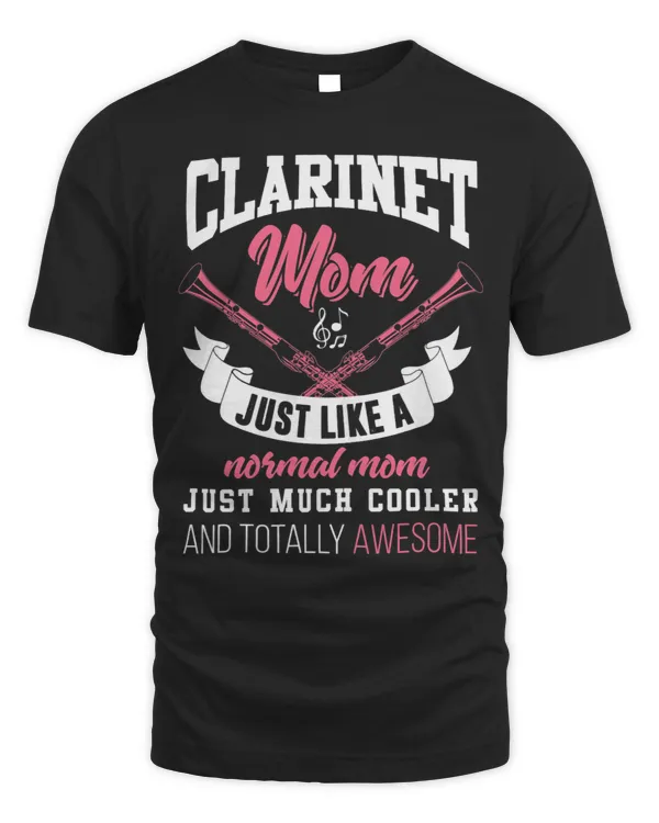 Womens Clarinet Mom Shirt Funny Clarinetist Clarinet Player