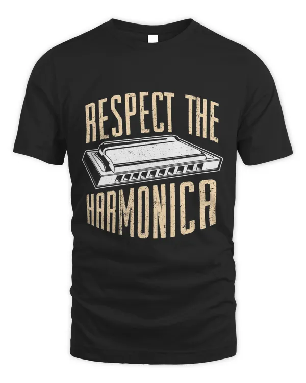 Respect The Harmonica Reed Player Musician Harmonicist