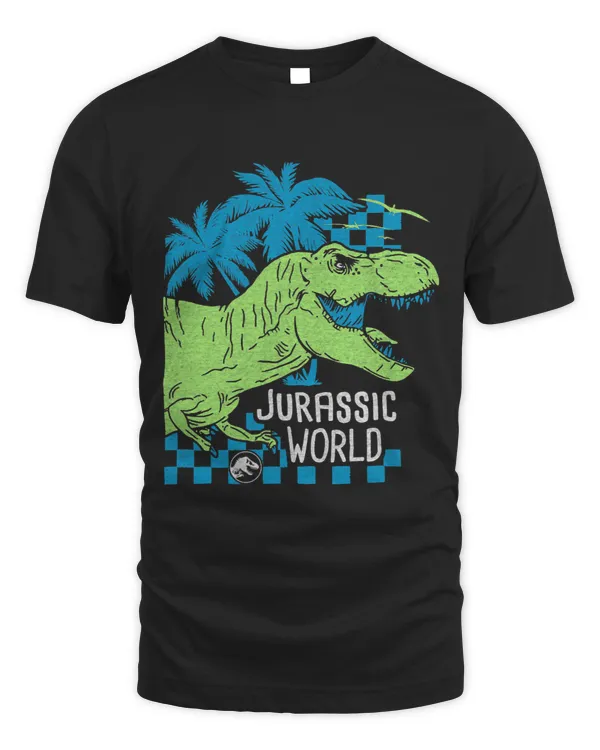 Jurassic World TRex Roaring Neon Side Profile