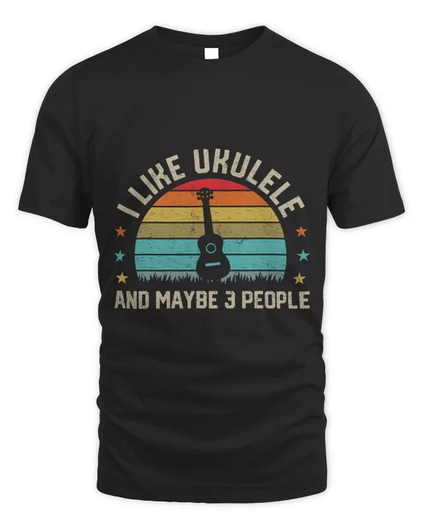 I Like Ukulele Maybe 3 People Guitar Player Hawaiian Music