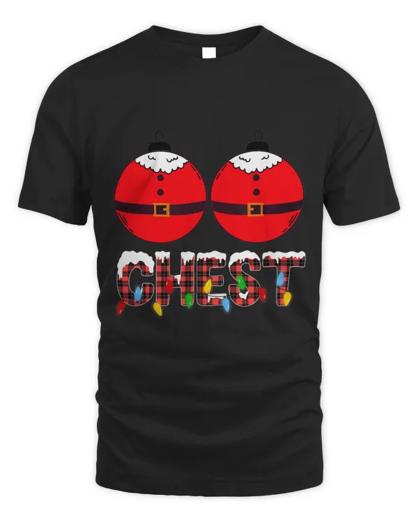 Funny Chest Christmas Couples Matching Chest Nuts Buffalo