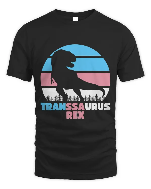 Transsaurus Rex Transgender Flag for Trans Pride