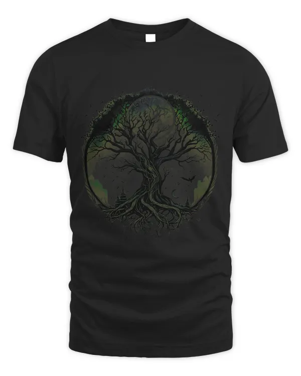 Tree of Life Under the Moon Connection Life Magic Mystery