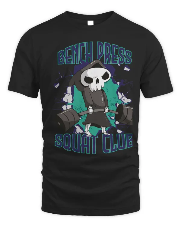 Bench Press Squad Club Till Death Workout Weight Training