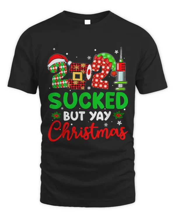Sucked But Yay Christmas Vaccine Xmas Chest Nuts Funny 9