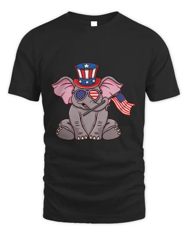4th Of July Elephant