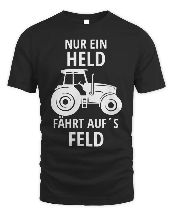 Farmers Nur ein Held fahren auf Feld Bauer Tractor Trekker
