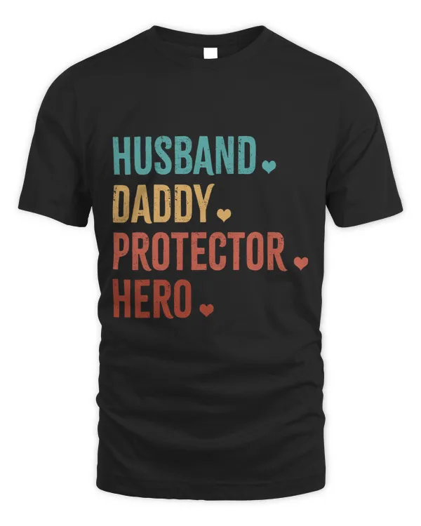 Husband Daddy Protector Hero Fathers Day camo