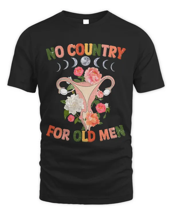 No Country For Old Men Uterus Flowers Moon Feminist