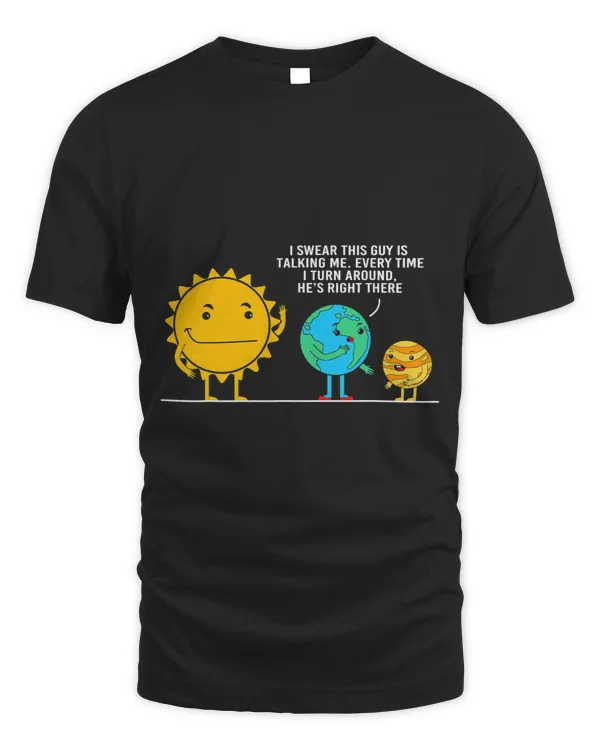 Outer Space Joke Funny Solar System Pun Earth Sun Moon