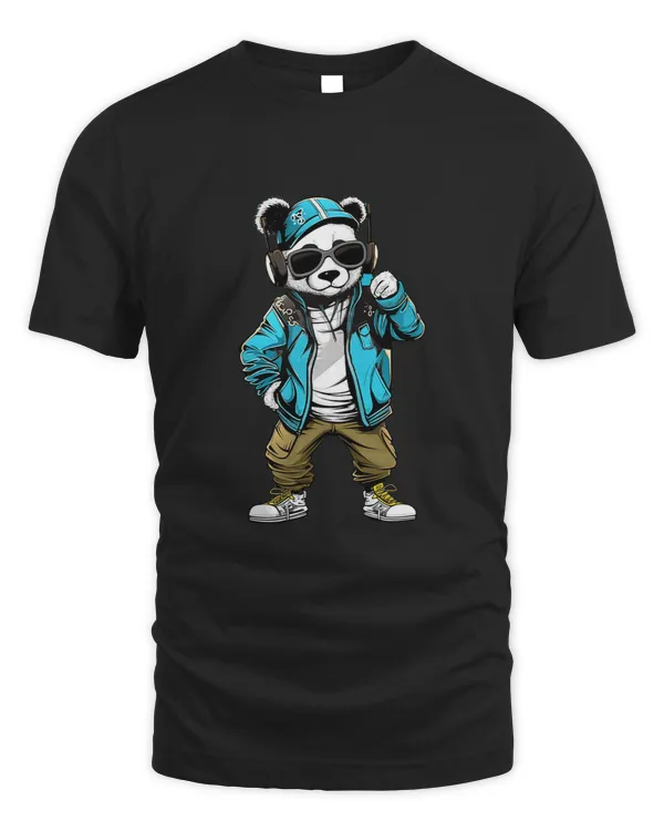 Panda Zoo Animal Dressed in Cloths As Human