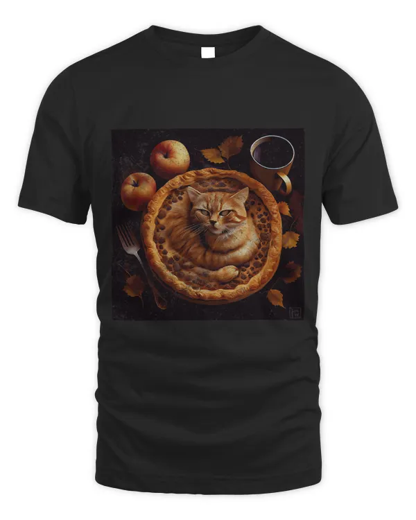 Cat Coffee Apple Pie
