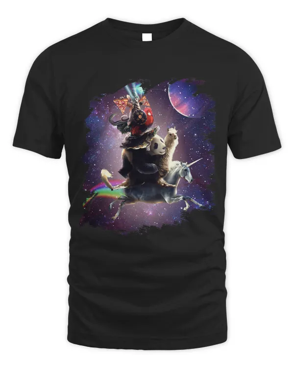 Cat Riding Chicken Turtle Panda Llama Unicorn