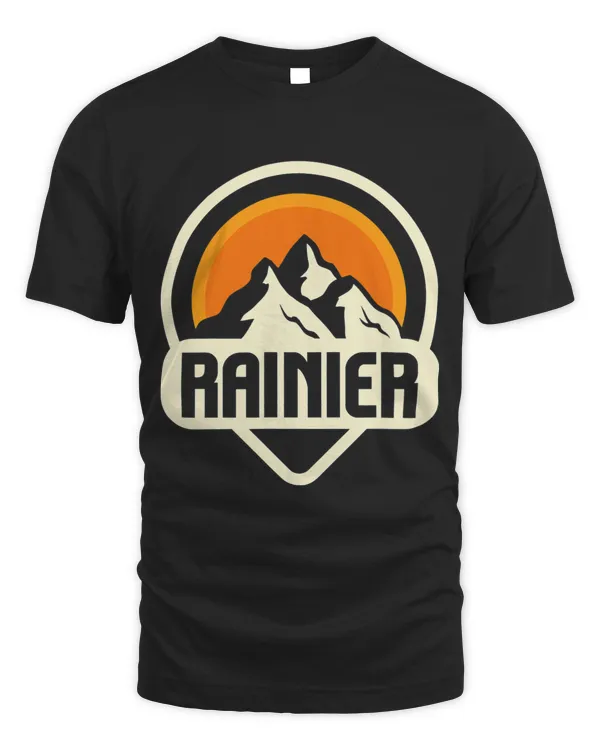 Retro Vibe Mount Rainier I Mountains And Sun Mountaineering