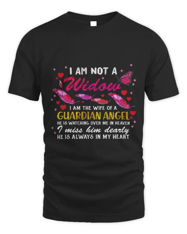 Not Widow Wife Of Husband In Heaven His Guardian Angel Wings