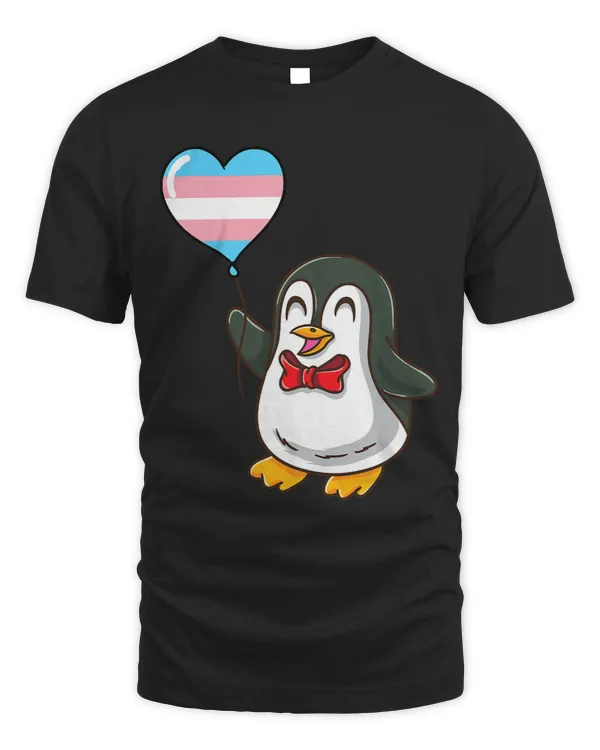 Penguin Heart Balloon Trans Pride