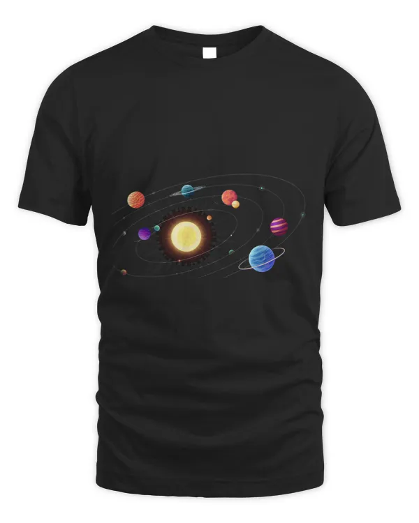 Sun Mercury Venus Earth Mars Jupiter Saturn Neptune Design