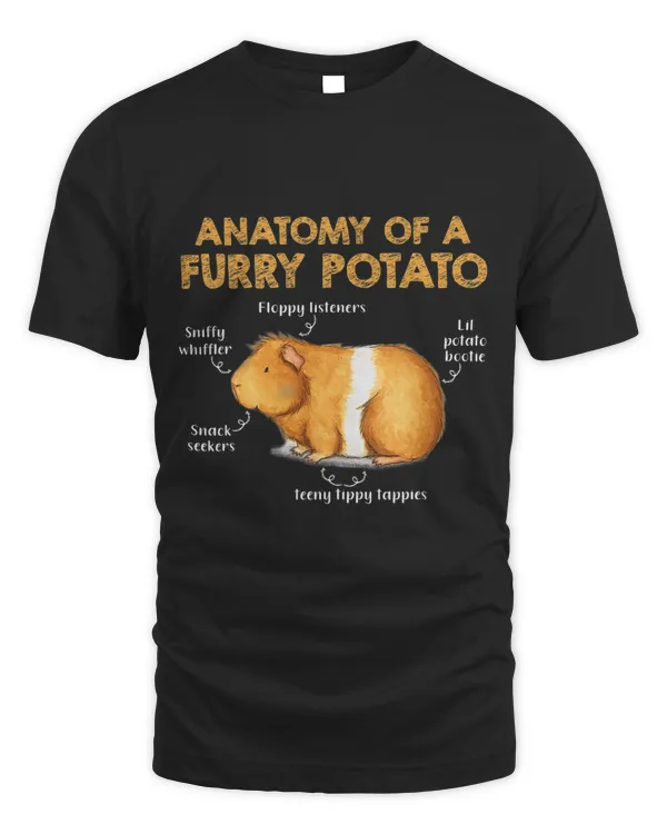 Anatomy Of A Furry Potato Guinea Pig Lover Gift