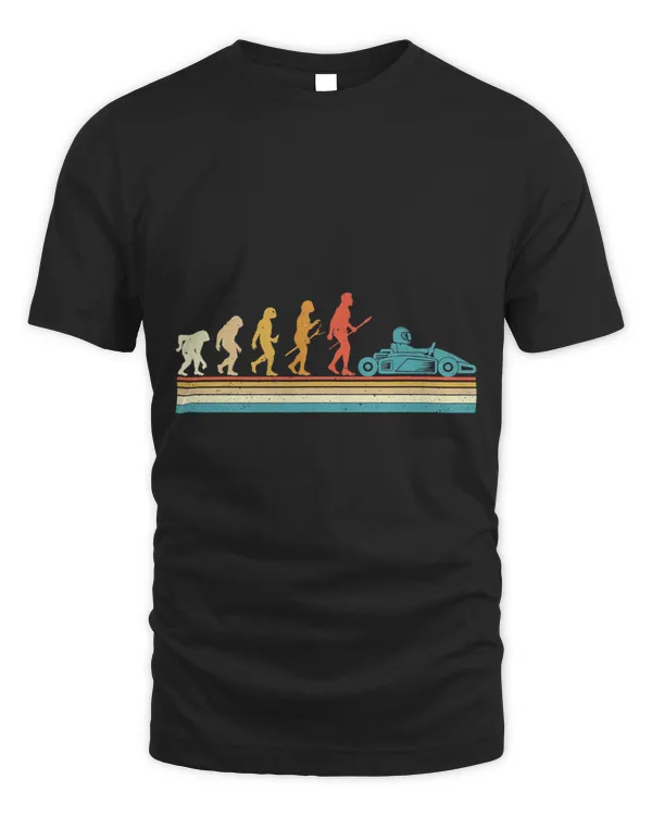 Retro Vintage Go Kart Driver Racing Go Karting Lover