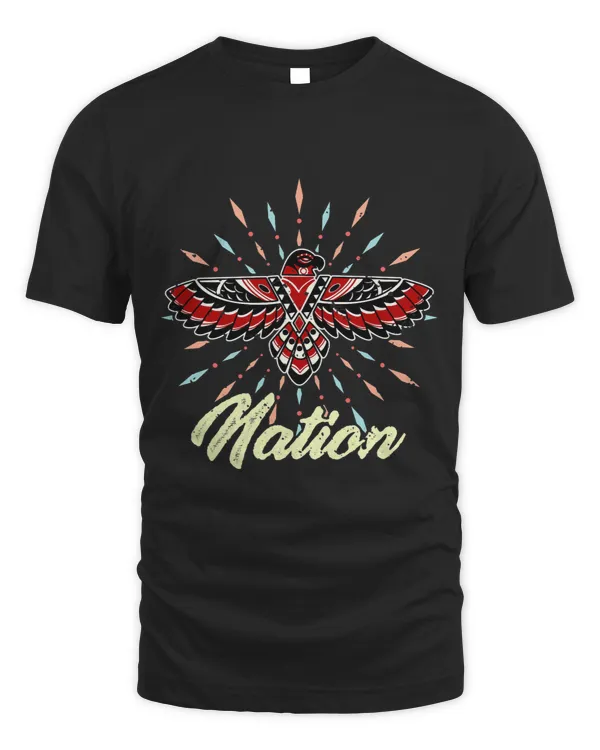 Domestic American Amerindian drawing redtail flying 14