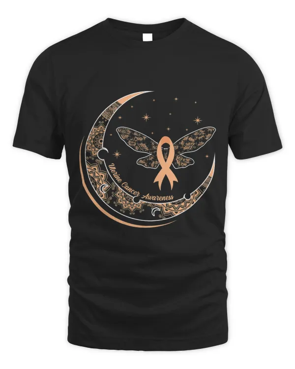 Funny Dragonfly With Henna Moon Uterine Cancer Awareness Day