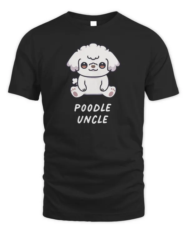 Poodle Uncle Funny Kawaii Anime Dog Lover Owner Family Sweatshirt