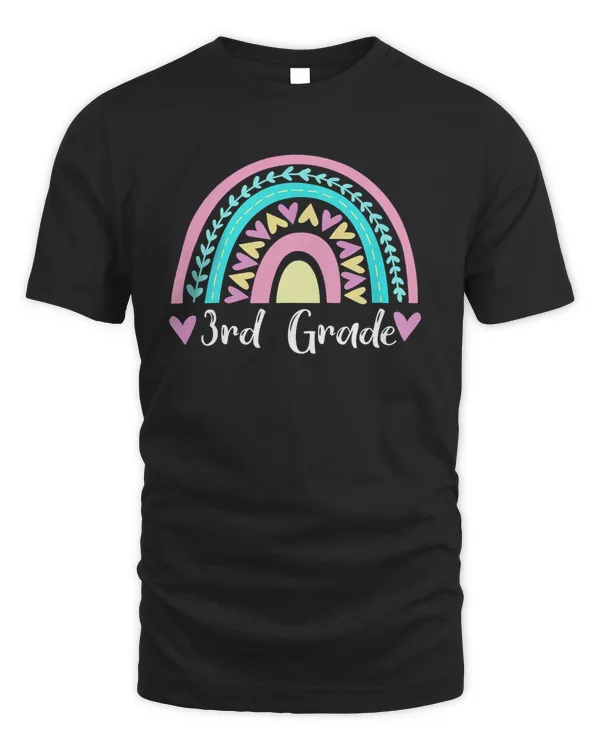 3rd Grade Teacher Funny Rainbow Lover Back To School Gift