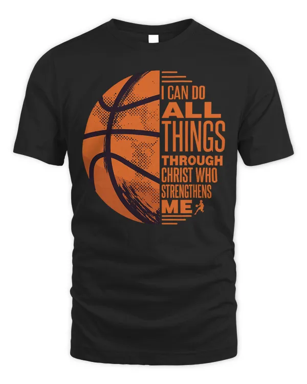 Basketball Coach Christian Bible Verse All Things Through Christ Basketball 23 Basketball