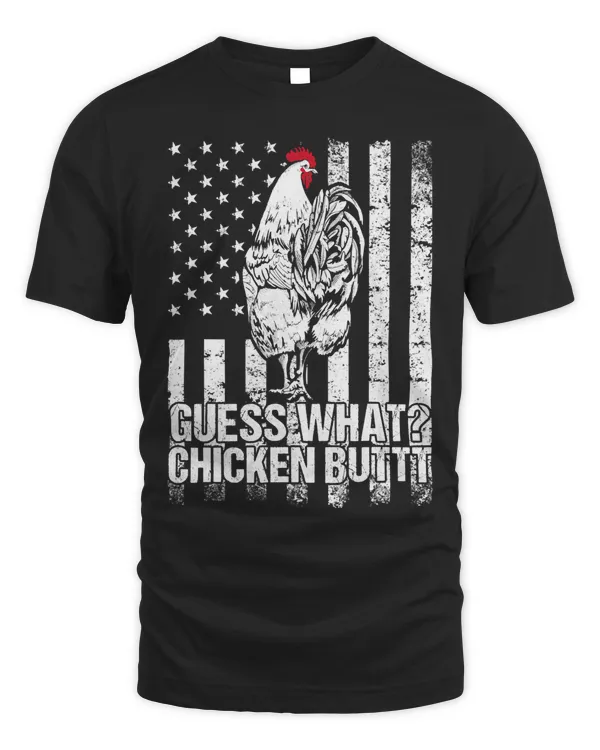 Guess What Chicken Butt Funny Chicken Joke Retro Vintage 2