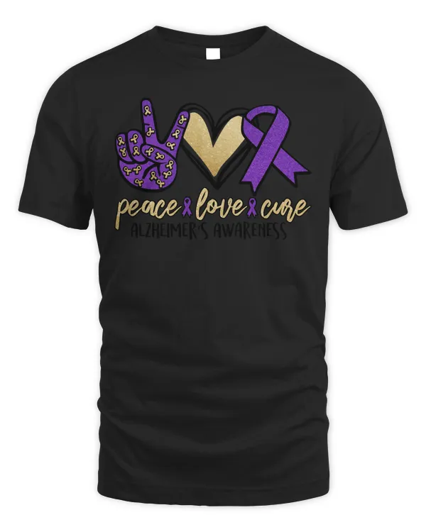 Alzheimers Disease Peace Love Cure Alzheimer Awareness 33 Alzheimers Awareness