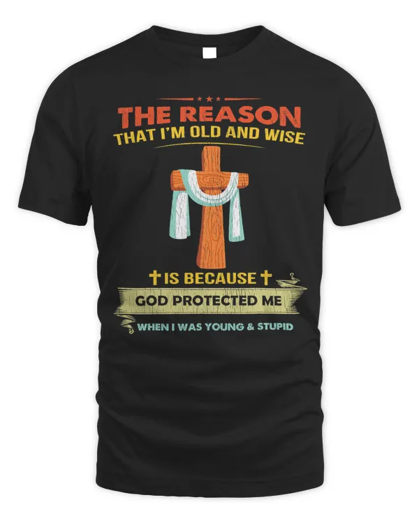 Jesus Christ Christian Vintage God Protected Me Jesus Christ Cross Christian Faith 281 Bible Verse