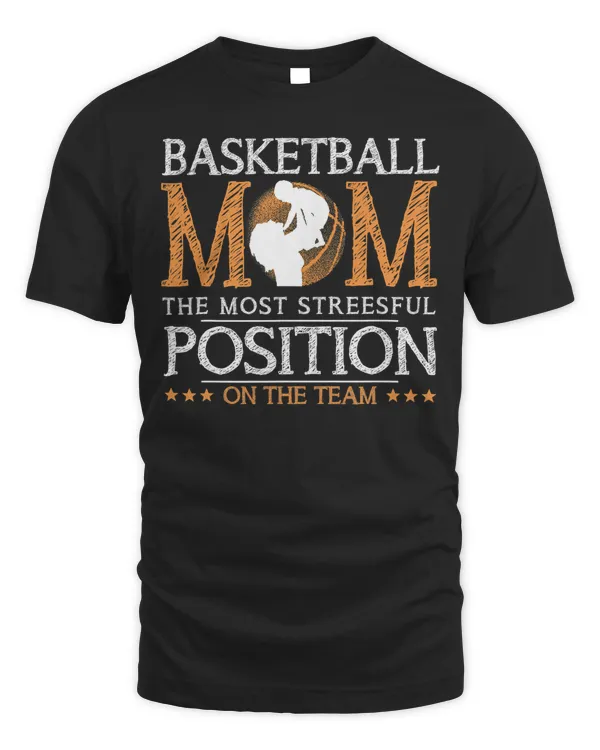 Basketball Coach Mom The Most Stressful Position On The Team Funny 48 Basketball